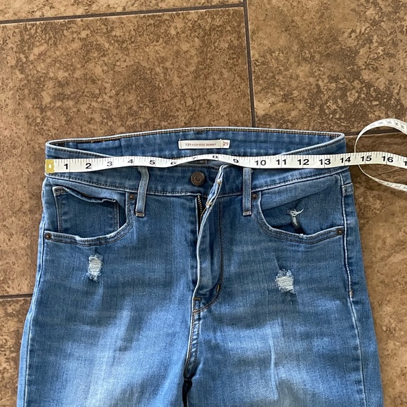 womens high rise levi skinny jeans - Picture 4 of 9